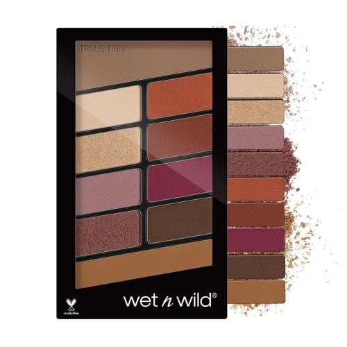 wet n wild Color Icon Paleta de Sombras de Ojos de 10 Colores, Rose in the Air, 0.3 Onzas