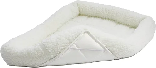 Vista 2 de Cama para mascotas con una almohada cilíndrica cómoda en el borde, lavable y secable a máquina; cama de fácil mantenimiento para criar y poner a tu