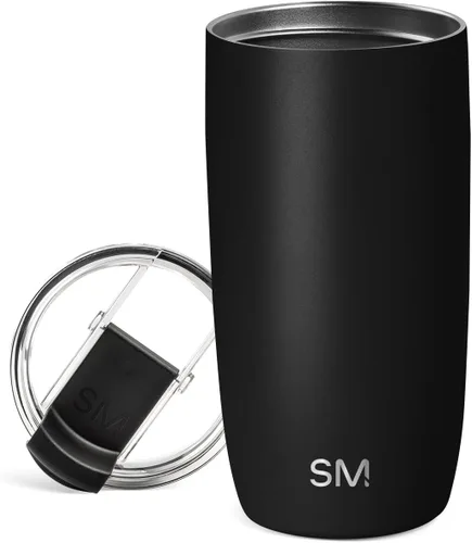 Vista 71 de Simple Modern Taza de café de viaje Tumbler con tapa abatible Reutilizable, aislada, de acero inoxidable, taza de café helado Cold Brew, termo