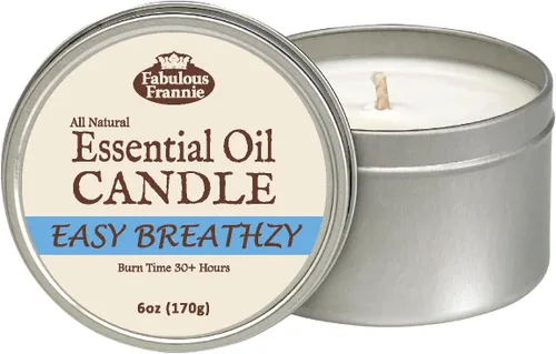 Vista 10 de Fabulous Frannie Anxious Aromatherapy - Velas de soja totalmente naturales con mecha de algodón, aroma de aceite esencial de alto puro, 40 horas