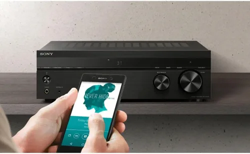 Vista 7 de Sony STR-DH190 Receptor estéreo para el hogar de 2 canales con entrada de fono y Bluetooth con control remoto + 2 cables RCA + 100 pies de cable