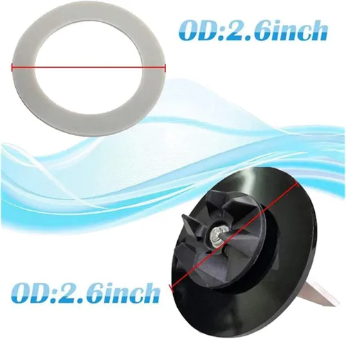 Vista 6 de Popular Replacement Blender Blade Assembly With 3 Pcs Blender Gaskets, Compatible With Cuisinart，CBT-500, SB5600, CB600