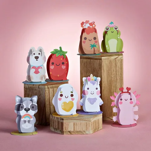 Vista 6 de Lovepop Tarjetas del día de San Valentín para niños, paquete de 24 exploradores de Playpop 3D para intercambio de regalos en el aula escolar, varios