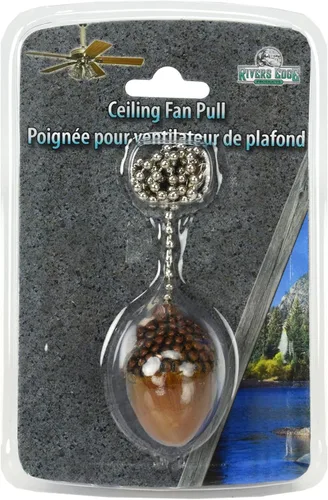 Vista 5 de Rivers Edge Products Extensor de cadena para ventilador de techo de 12 pulgadas, extensión de cadena de tracción para lámpara, cadenas