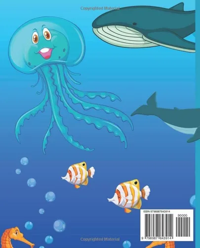 Vista 2 de My Animal Place! Sea Animal Life! Composition Notebook Journal for Kids 115 pages, 7.5 x 9.25