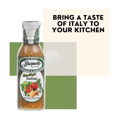 Vista 3 de Braswell's Aderezo italiano elaborado con aceite de oliva virgen extra