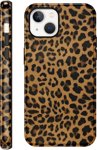 Vista 115 de Funda de teléfono con estampado de guepardo para iPhone 7/8/SE 2020/2022 de 4.7 pulgadas, funda de lujo con diseño de leopardo marrón coqueta a