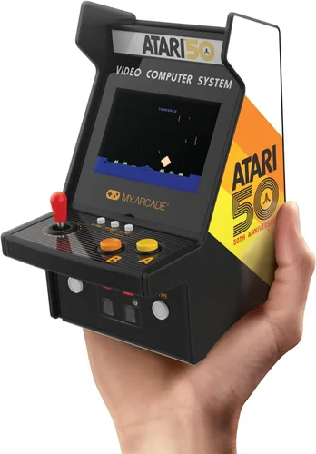 Vista 15 de My Arcade Pac-Man Micro Player Pro: Juego de arcade retro mini portátil de 17,1 cm, video juego coleccionable de clásicos de arcade, arcades