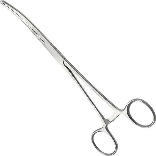 Vista 14 de Pinzas hemostáticas Kelly de precisión, pinza de agarre con punta recta, acero inoxidable plateado