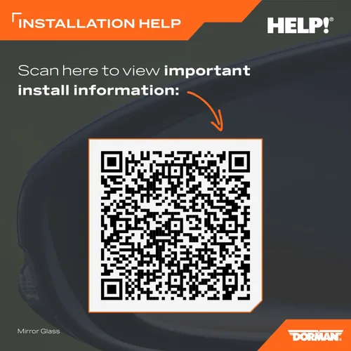 Vista 2 de Dorman 56814 Espejo de cristal para puerta lateral del conductor compatible con modelos seleccionados de Suzuki