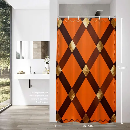 Vista 143 de Shrahala Father and Child Embracing No Hooks Shower Curtain with Snap in Liner Set, Tender Moment Captured Bathroom Décor Polyester Fiber Waterproof