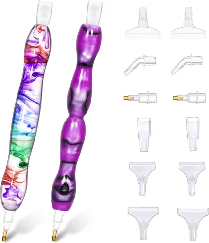 Vista 9 de Praise V Do Kit de accesorios de taladro de pintura de diamante para adulto, 2 piezas de Navidad y Halloween