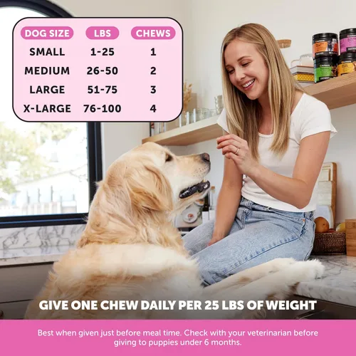 Vista 5 de Pet Honesty - Complejo multivitamínico 10 en 1 para perros, vitaminas para la salud y el corazón, glucosamina, probióticos y aceite de pescado