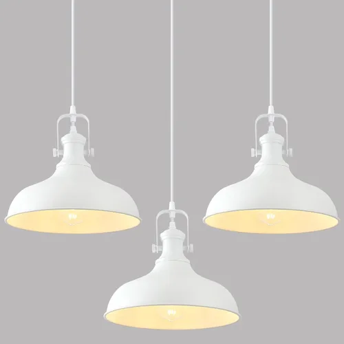 Vista 13 de Black Farmhouse Pendant Lights Kitchen Island, 11.41" Kitchen Pendant Lighting, Vintage Industrial Pendant Light,Island Lights for Kitchen Dining