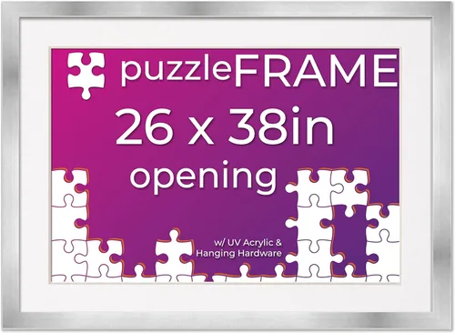 Vista 9 de Poster Palooza Kit de marco de rompecabezas de 11.25 x 38.25 pulgadas. El kit incluye hojas de pegamento para rompecabezas, marco de rompecabezas