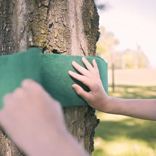 Vista 7 de Lily's Things Protectores de árbol para Ninja Slackline (juego de dos) 9 pies de longitud Protector de tronco de árbol, protector de árbol