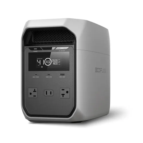 Vista 20 de EF ECOFLOW Generador solar DELTA 3 Classic con panel solar de 220 W, estación de energía portátil de batería LiFePO4 de 1024 Wh, salida USB-C