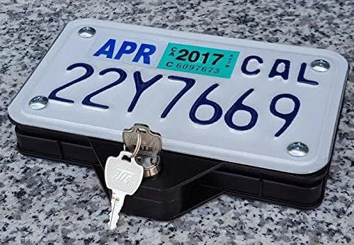 Vista 2 de i5 Caja de almacenamiento pequeña y con cerradura para motocicletas