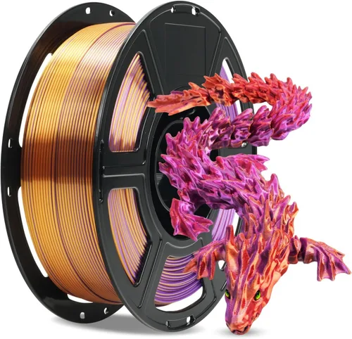 Vista 23 de FLASHFORGE Filamento de impresora 3D, filamento de seda de 0.069 pulgadas, carrete de 2.2 libras, precisión dimensional +/- 0.001 in para impresoras