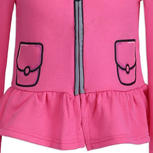 Vista 6 de Paw Patrol Nickelodeon Skye - Sudadera con capucha y cremallera para niñas pequeñas