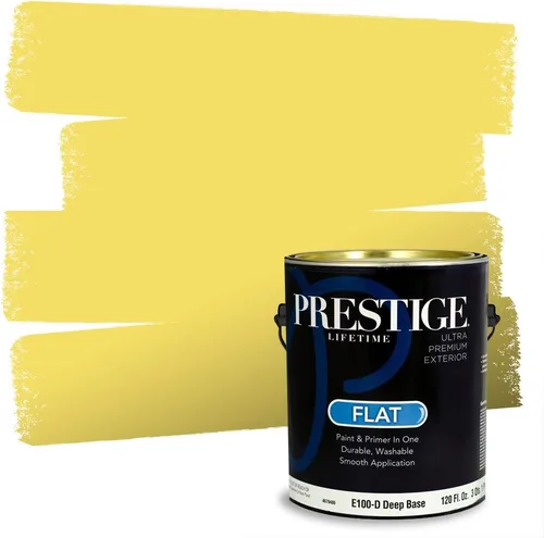 Vista 145 de PRESTIGE Pinturas de pintura exterior e imprimación en uno, 1 galón, plano, combinación comparable de Benjamin Moore* Pila de heno