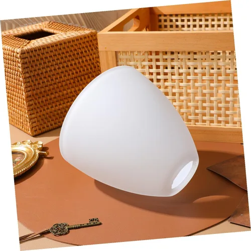Vista 6 de DOITOOL Reemplazo de pantallas de vidrio esmerilado blanco, cubiertas de repuesto de pantalla de vidrio en forma de campana para lámpara