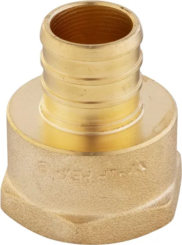 Vista 4 de Paquete de 2 adaptadores NPT hembra EFIELD Pex de 1 pulgada x 1 pulgada