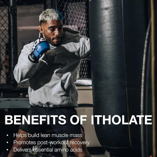 Vista 5 de Proteína aislada de suero en polvo RAW Whey Isolate, pastel de cumpleaños (CBUM Itholate Protein) – Polvo de nutrición deportiva 100 % de animales