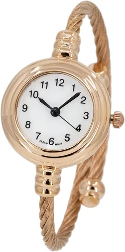 Vista 13 de Blekon Collections Reloj de Pulsera Tipo Brazalete para Mujer - Pantalla Analógica Redonda Números Árabes Caja de 23mm Reloj con Brazalete