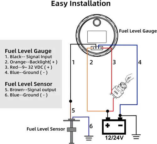 Vista 5 de RUPSE Unidad Emisora de Combustible para Barco, Unidad de Envío del Tanque de Combustible, Sensor de Nivel de Combustible y Agua de Acero