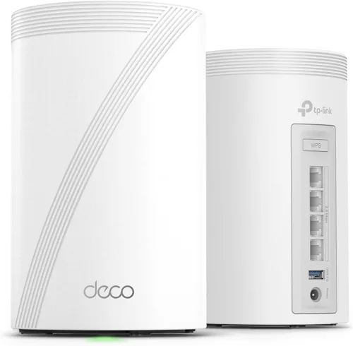 Vista 15 de TP-Link Deco XE70 Pro AXE4900 Tri-Band WiFi 6E Sistema de WiFi en Malla - Puertos WAN/LAN de 2.5G, Wi-Fi 7 de 4.9 Gbps, Cobertura de 730 m², Conecta