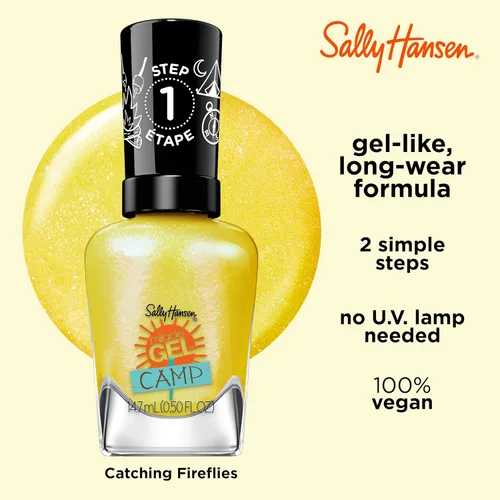 Vista 75 de Sally Hansen Miracle Gel™ x Jared McCain, GOAT Gold, Larga duración, fórmula tipo gel, sin necesidad de lámpara UV, esmalte de uñas dorado