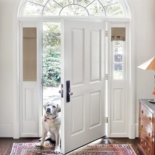 Vista 22 de Pony Dance Cortinas de puerta de luz lateral para puerta delantera, persianas opacas con aislamiento térmico para puerta francesa, privacidad