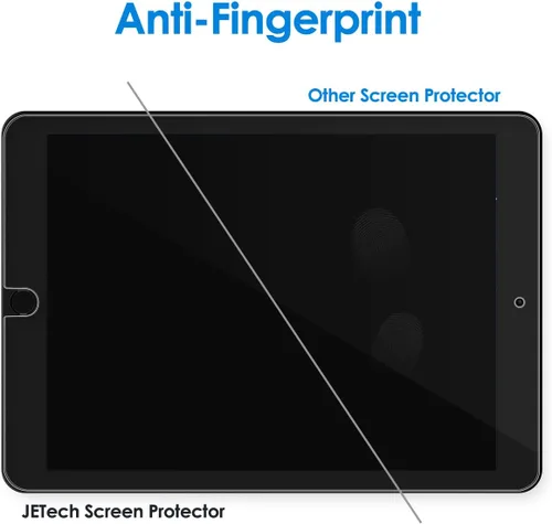 Vista 6 de JETech Protector de pantalla para iPad Pro de 10.5 pulgadas y iPad Air 3 (modelo 2019 de 10.5 pulgadas), película de vidrio templado 9H