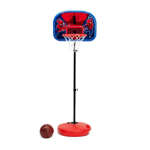 Vista 7 de Delta Children - Juego de aro de baloncesto Marvel Spider-Man para niños, color rojo