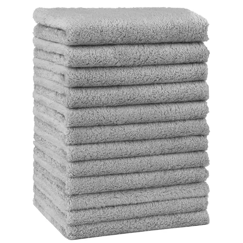 Vista 9 de HOMEXCEL Paquete de 12 paños para bebé, toalla de baño de microfibra de forro polar coral para bebé, 7 x 9 pulgadas, extra absorbente, suave, paño