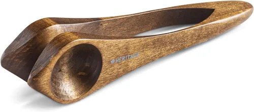 Vista 12 de Heritage Musical Spoons Instrumento de percusión, madera de arce canadiense hecha a mano, sonido popular de madera natural, gran regalo para todas