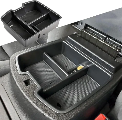 TACORBO Bandeja organizadora de consola central para GMC Sierra 2500 3500 accesorios Yukon XL Silverado 2500 3500 Suburban 1500 Tahoe / 07-13 GMC