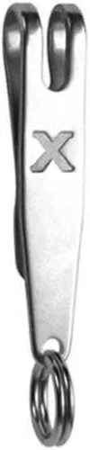 Vista 5 de 20 unids Clip de suspensión Llavero de acero inoxidable Clip de bolsillo Soporte portátil EDC Quickdraw Herramienta