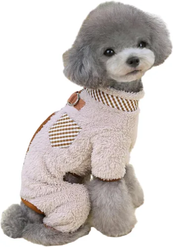 Abrigo de invierno para perro, pijamas de Navidad para cachorros, suéteres para perros, overoles para cachorros, ropa para perros pequeños, trajes