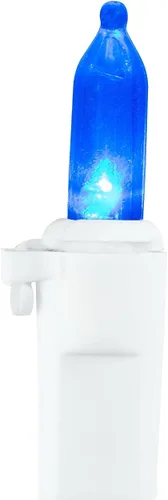 Vista 5 de Northlight Juego de mini luces navideñas LED patrióticas, cable blanco de 15.5 pies, 50