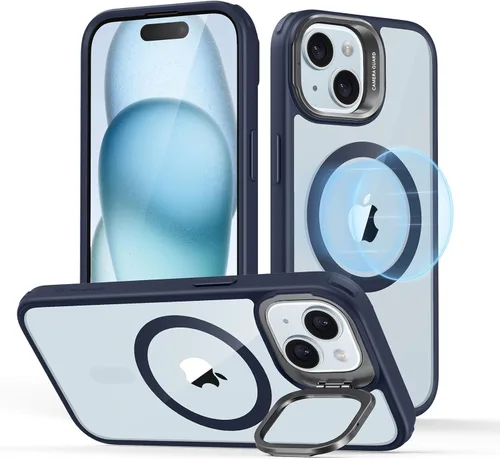 Vista 38 de ESR Funda para iPhone 14 Pro Max, Compatible con MagSafe, Funda Transparente para Teléfono con Soporte Stash Integrado para iPhone 14 Pro Max
