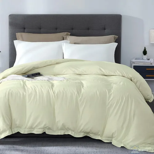 Vista 33 de SLEEP-NEST Funda de edredón individual de 68 x 90 pulgadas, 1 pieza, 100% algodón, suave y transpirable, ropa de cama individual, cierre