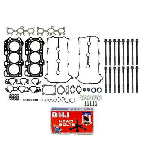 DNJ Juego de juntas de culata HGB455 con kit de pernos de cabeza para Mazda 626 2.5L 2497cc V6 DOHC 1998-2002