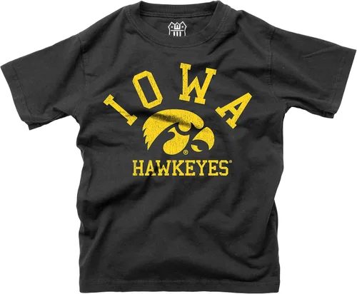 Vista 29 de Wes and Willy Camiseta de algodón orgánico de manga corta para niños de la NCAA