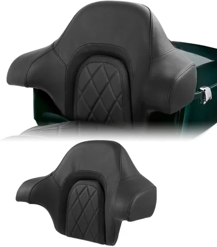 Vista 19 de Asiento de pasajero de una pieza de dos piezas para Harley Touring Road King Street Glide Road Glide 2009-2023 Electra Glide Tri Glide Ultra Classic