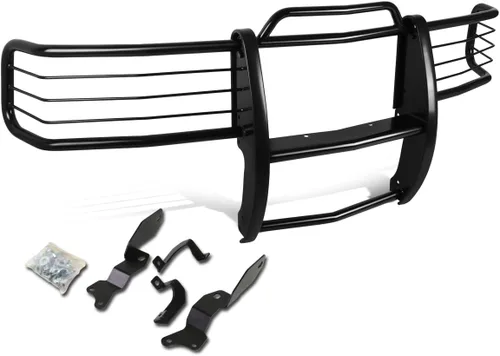 Vista 10 de DNA MOTORING GRILL-G-080-SS Protector de Rejilla Tipo Brush para Parachoques Delantero de Acero Inoxidable Compatible con Sierra 2500HD/3500HD 11-14