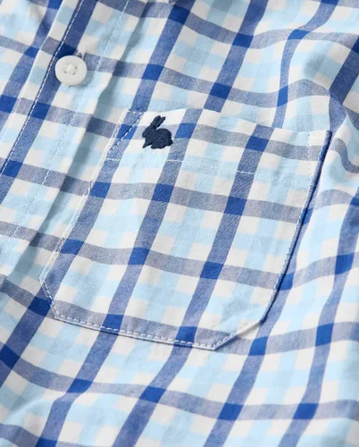 Vista 4 de Gymboree Camisa de manga larga con botones para niños y niños pequeños Rojo
