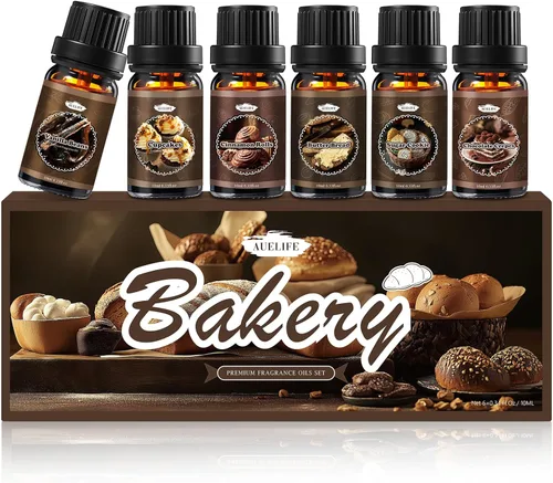 Juego de aceites esenciales de panadería, aceite aromático para difusores para el día del padre, fabricación de velas, aceite perfumado de