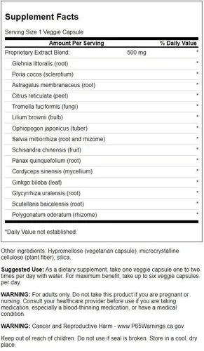 Vista 2 de Swanson Lung Essentials 500 mg 120 cápsulas vegetales paquete de 3